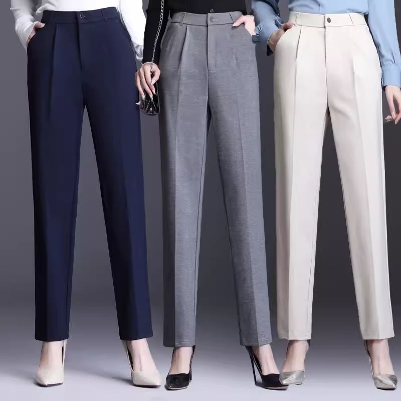 Chọn quần tây nữ cân nhắc chiều cao, vóc dáng, chất liệu